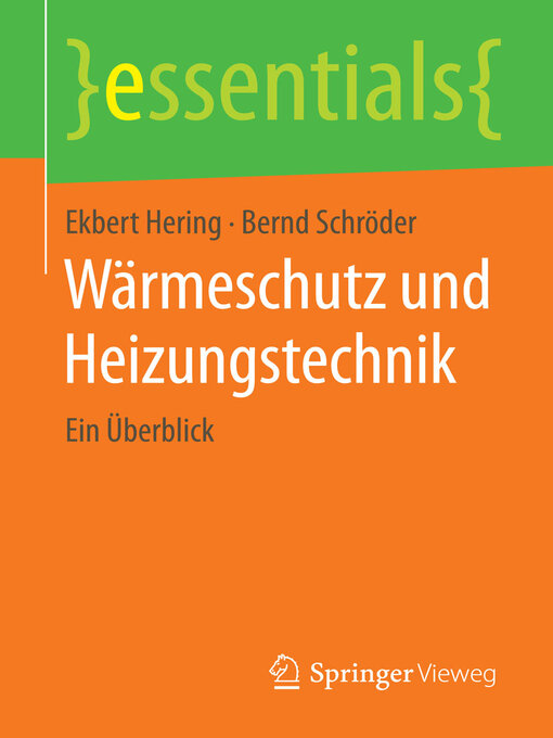 Title details for Wärmeschutz und Heizungstechnik by Ekbert Hering - Available